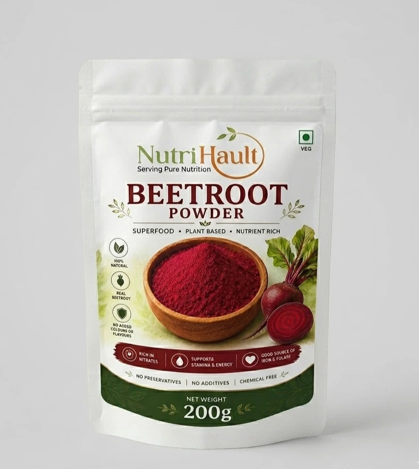 Buy Beetroot Powder | 100% Pure | No Added Sugar | No Preservatives online — NutriHault