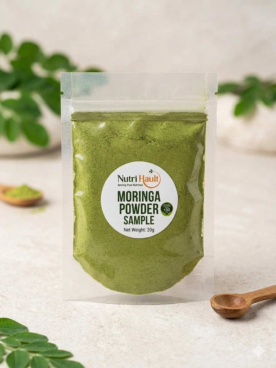 Buy Moringa Powder Sample – 20g online — NutriHault