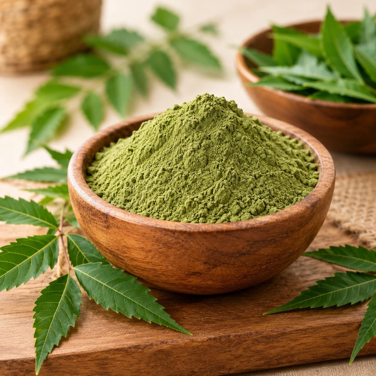Pure Bitter Leaf Neem Powder.